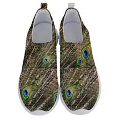 Peacock Feathers Color Plumage Green No Lace Lightweight Shoes by Sapixe