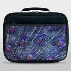 Peacock Feathers Color Plumage Blue Lunch Bag by Sapixe