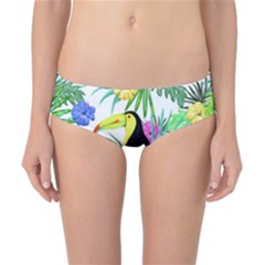 Leaves Tropical Nature Green Plant Classic Bikini Bottoms by Sapixe