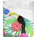 Leaves Tropical Nature Green Plant Duvet Cover (California King Size) View1