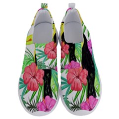 Leaves Tropical Nature Green Plant No Lace Lightweight Shoes