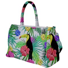 Leaves Tropical Nature Green Plant Duffel Travel Bag