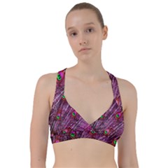 Peacock Feathers Color Plumage Sweetheart Sports Bra by Sapixe