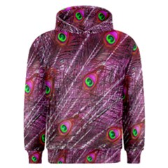 Peacock Feathers Color Plumage Men s Overhead Hoodie