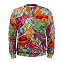 Art Flower Pattern Background Men s Sweatshirt View1