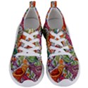 Art Flower Pattern Background Women s Lightweight Sports Shoes View1