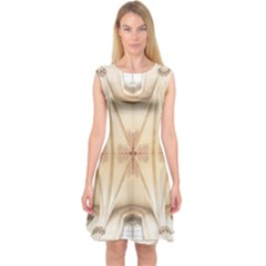 Wells Cathedral Wells Cathedral Capsleeve Midi Dress by Sapixe