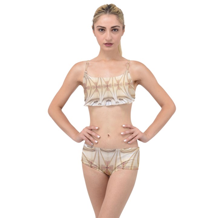 Wells Cathedral Wells Cathedral Layered Top Bikini Set