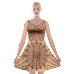 York Minster Chapter House Velvet Skater Dress by Sapixe