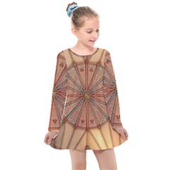 York Minster Chapter House Kids  Long Sleeve Dress by Sapixe