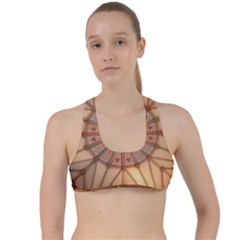 York Minster Chapter House Criss Cross Racerback Sports Bra by Sapixe