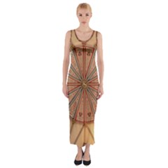 York Minster Chapter House Fitted Maxi Dress by Sapixe