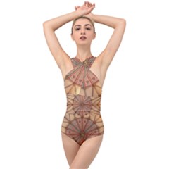 York Minster Chapter House Cross Front Low Back Swimsuit by Sapixe