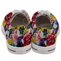 Textile Printing Flower Rose Cover Women s Low Top Canvas Sneakers View4