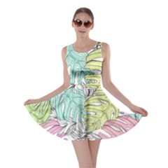 Leaves Tropical Nature Plant Skater Dress