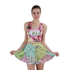 Leaves Tropical Nature Plant Mini Skirt by Sapixe