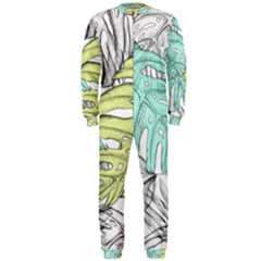 Leaves Tropical Nature Plant Onepiece Jumpsuit (men) 