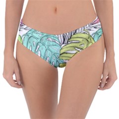 Leaves Tropical Nature Plant Reversible Classic Bikini Bottoms