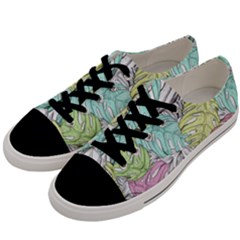 Leaves Tropical Nature Plant Men s Low Top Canvas Sneakers