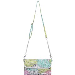 Leaves Tropical Nature Plant Mini Crossbody Handbag