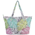 Leaves Tropical Nature Plant Full Print Shoulder Bag View2