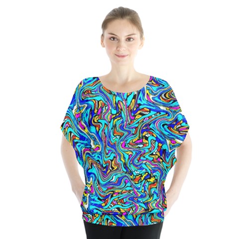 New Stuff-9 Batwing Chiffon Blouse by ArtworkByPatrick