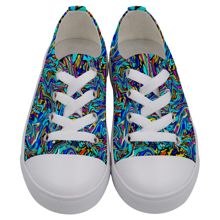 NEW STUFF-9 Kids  Low Top Canvas Sneakers