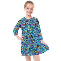 NEW STUFF-9 Kids  Quarter Sleeve Shirt Dress