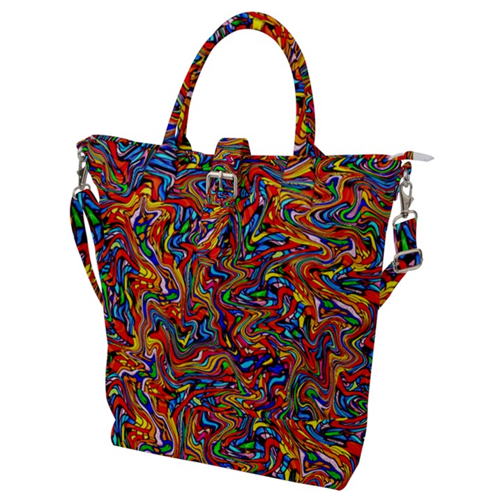 New Stuff-10 Buckle Top Tote Bag