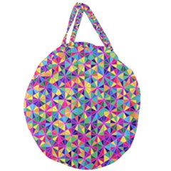 New Stuff-2-1 Giant Round Zipper Tote by ArtworkByPatrick