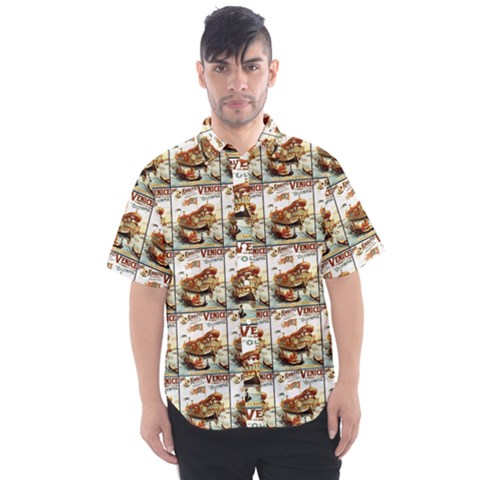 Venice Men s Short Sleeve Shirt by ArtworkByPatrick