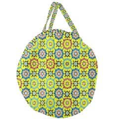 New Stuff 2-2 Giant Round Zipper Tote by ArtworkByPatrick