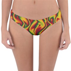 Reggae Smoky Waves Reversible Hipster Bikini Bottoms