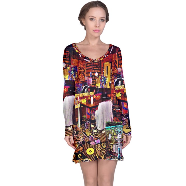 PAINTED HOUSE Long Sleeve Nightdress