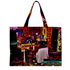 Painted House Zipper Mini Tote Bag by MRTACPANS