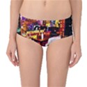 PAINTED HOUSE Mid-Waist Bikini Bottoms View1