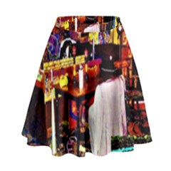 Painted House High Waist Skirt by MRTACPANS