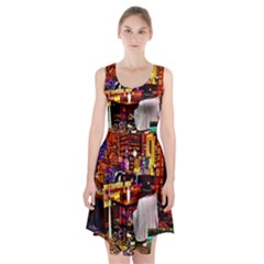 Painted House Racerback Midi Dress