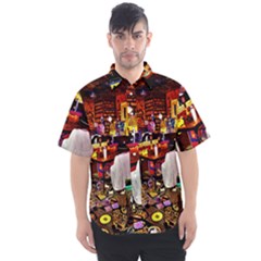 Painted House Men s Short Sleeve Shirt