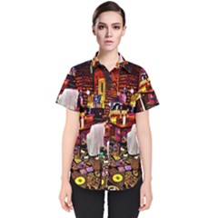 Painted House Women s Short Sleeve Shirt