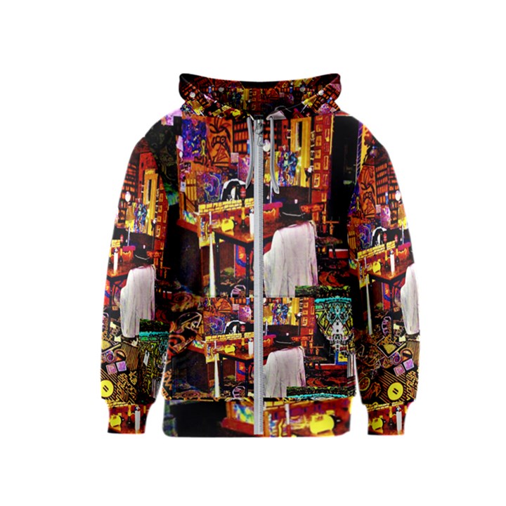 PAINTED HOUSE Kids  Zipper Hoodie