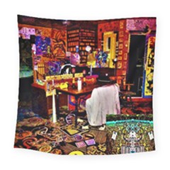 Painted House Square Tapestry (large)