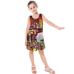 Painted House Kids  Sleeveless Dress by MRTACPANS