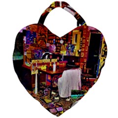 Painted House Giant Heart Shaped Tote