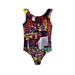 Painted House Kids  Frill Swimsuit