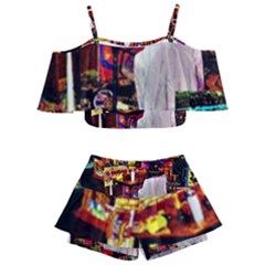 Painted House Kids  Off Shoulder Skirt Bikini