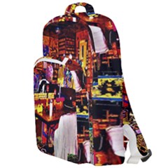 Painted House Double Compartment Backpack