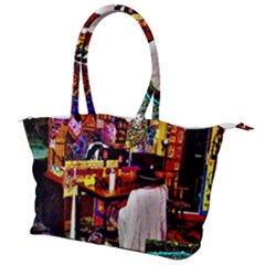 Painted House Canvas Shoulder Bag