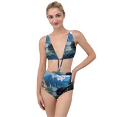 Landscape-1 Tied Up Two Piece Swimsuit