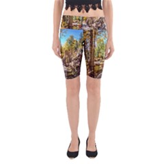 Landscape # 2 The Path Yoga Cropped Leggings by ArtworkByPatrick